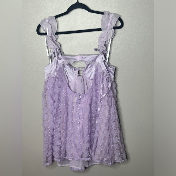 FOR LOVE & LEMONS Lavender Poppy Mini Dress - Picture 7 of 10